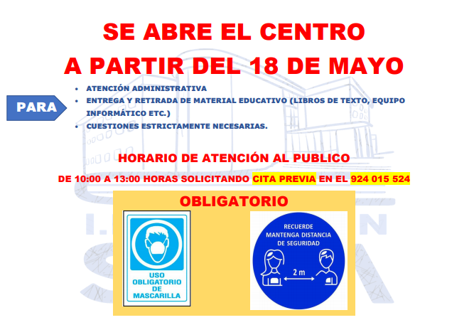 Apertura de centro
